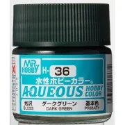 Mr Hobby -Gunze Aqueous Hobby Colors (10 ml) Dark Green - Mr Hobby ...