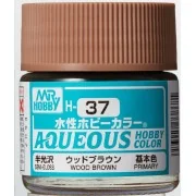 Mr Hobby -Gunze Aqueous Hobby Colors (10 ml) Wood Brown - Mr Hobby ...