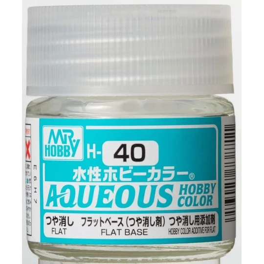 Mr Hobby -Gunze Aqueous Hobby Colors (10 ml) Flat Base - Mr Hobby -...