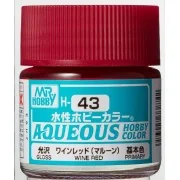 Mr Hobby -Gunze Aqueous Hobby Colors (10 ml) Wine Red - Mr Hobby - ...