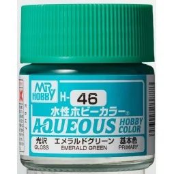 Mr Hobby -Gunze Aqueous Hobby Colors (10 ml) Emerald Green - Mr Hob...