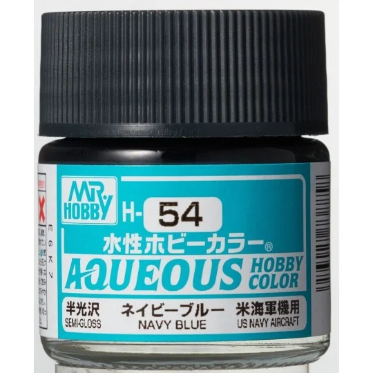 Mr Hobby -Gunze Aqueous Hobby Colors (10 ml) Navy Blue - Mr Hobby -...