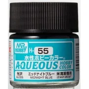 Mr Hobby -Gunze Aqueous Hobby Colors (10 ml) Midnight Blue - Mr Hob...