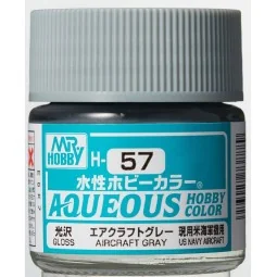 Mr Hobby -Gunze Aqueous Hobby Colors (10 ml) Aircraft Gray - Mr Hob...