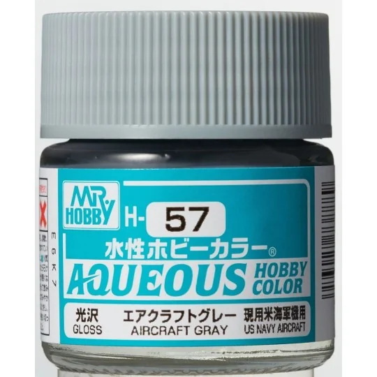 Mr Hobby -Gunze Aqueous Hobby Colors (10 ml) Aircraft Gray - Mr Hob...