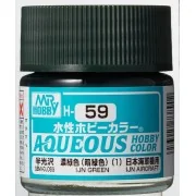 Mr Hobby -Gunze Aqueous Hobby Colors (10 ml) IJN Green - Mr Hobby -...