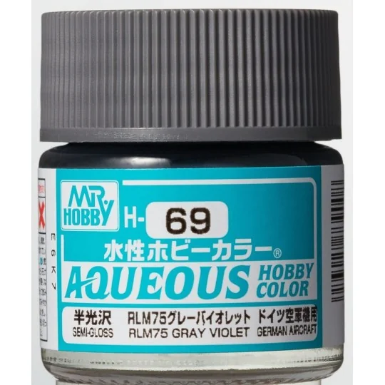 Mr Hobby -Gunze Aqueous Hobby Colors (10 ml) RLM75 Gray - Mr Hobby ...