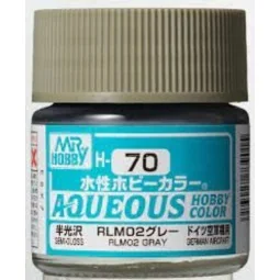 Mr Hobby -Gunze Aqueous Hobby Colors (10 ml) RLM02 Gray - Mr Hobby ...