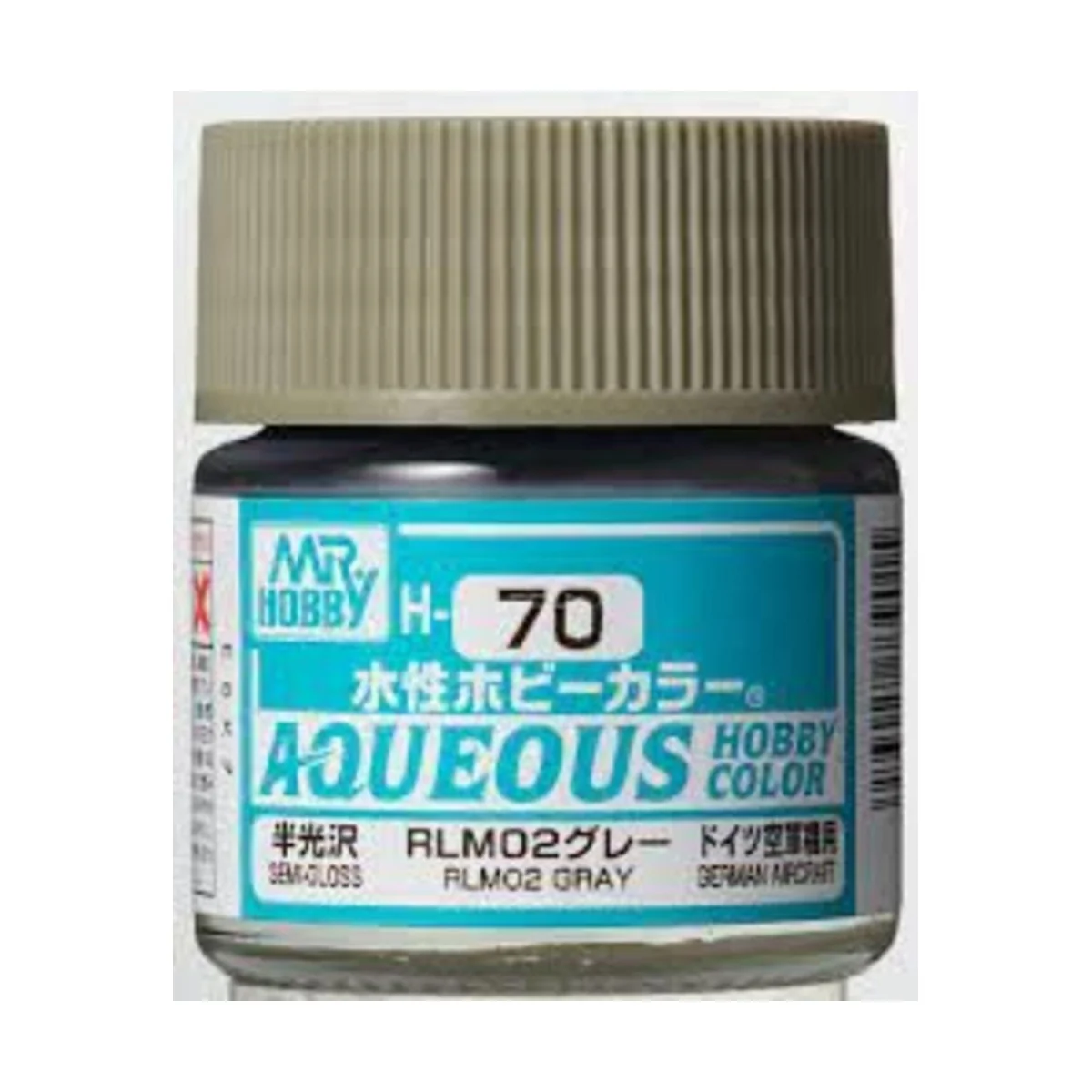 Mr Hobby -Gunze Aqueous Hobby Colors (10 ml) RLM02 Gray - Mr Hobby ...