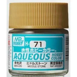 Mr Hobby -Gunze Aqueous Hobby Colors (10 ml) Middle Stone - Mr Hobb...
