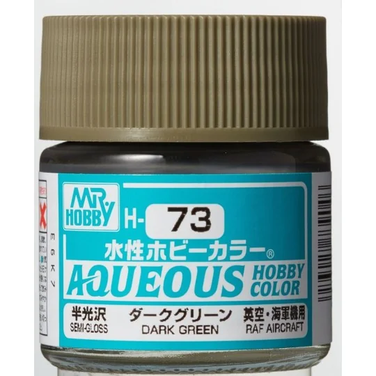 Mr Hobby -Gunze Aqueous Hobby Colors (10 ml) Dark Green - Mr Hobby ...