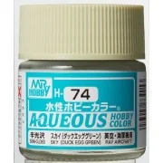Mr Hobby -Gunze Aqueous Hobby Colors (10 ml) Sky (Duck Egg Green) -...