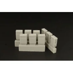 2cm FLAK ammo boxes, 1/35 - Hauler HLC35003