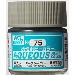 Mr Hobby -Gunze Aqueous Hobby Colors (10 ml) Dark Seagray - Mr Hobb...