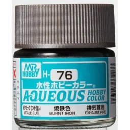 Mr Hobby -Gunze Aqueous Hobby Colors (10 ml) Burnt Iron - Mr Hobby ...