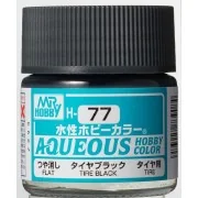 Mr Hobby -Gunze Aqueous Hobby Colors (10 ml) Tire Black - Mr Hobby ...