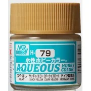 Mr Hobby -Gunze Aqueous Hobby Colors (10 ml) Sandy Yellow (Dark Yel...