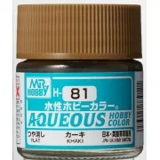 Mr Hobby -Gunze Aqueous Hobby Colors (10 ml) Khaki - Mr Hobby - Gun...