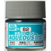 Mr Hobby -Gunze Aqueous Hobby Colors (10 ml) Dark Gray (1) - Mr Hob...