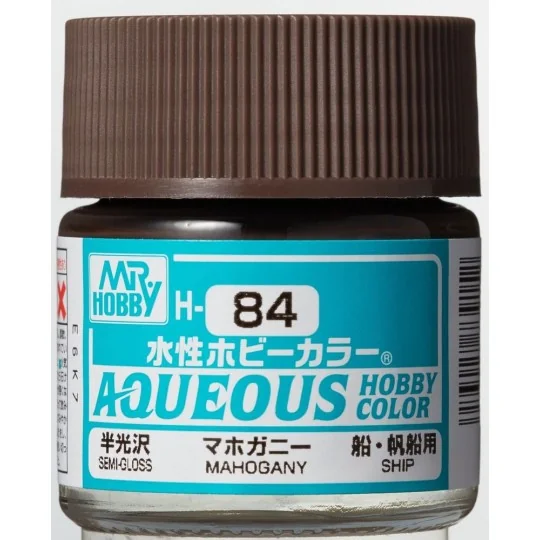 Mr Hobby -Gunze Aqueous Hobby Colors (10 ml) Mahogany - Mr Hobby - ...