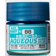 Mr Hobby -Gunze Aqueous Hobby Colors (10 ml) Metallic Blue - Mr Hob...