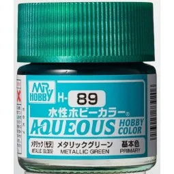 Mr Hobby -Gunze Aqueous Hobby Colors (10 ml) Metallic Green - Mr Ho...