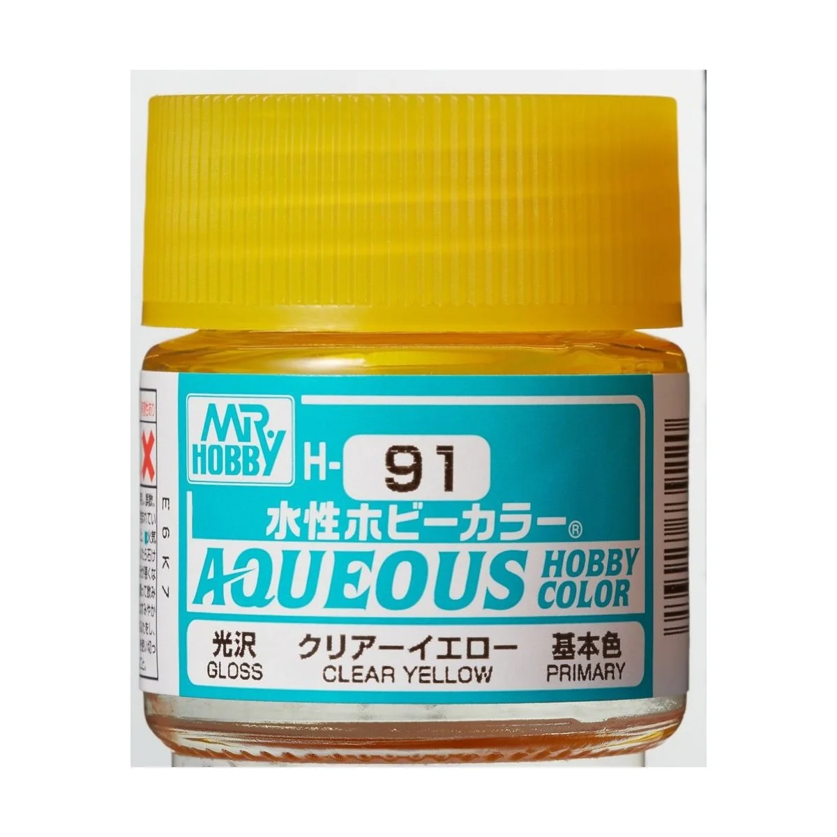 Mr Hobby -Gunze Aqueous Hobby Colors (10 ml) Clear Yellow - Mr Hobb...