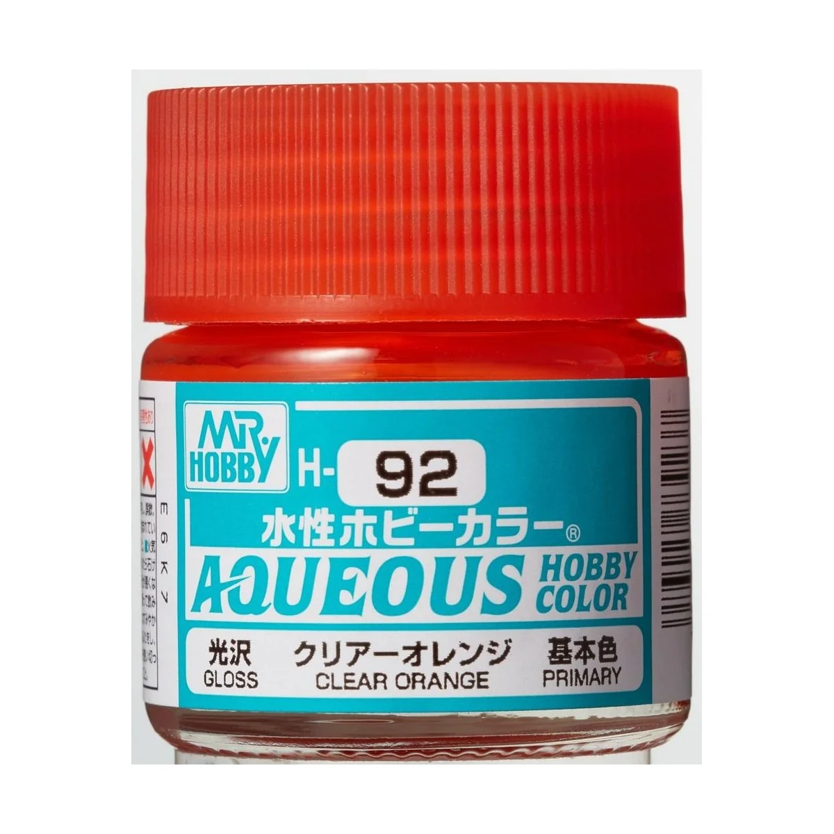 Mr Hobby -Gunze Aqueous Hobby Colors (10 ml) Clear Orange - Mr Hobb...