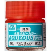 Mr Hobby -Gunze Aqueous Hobby Colors (10 ml) Clear Orange - Mr Hobb...