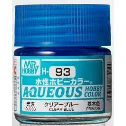 Mr Hobby -Gunze Aqueous Hobby Colors (10 ml) Clear Blue - Mr Hobby ...