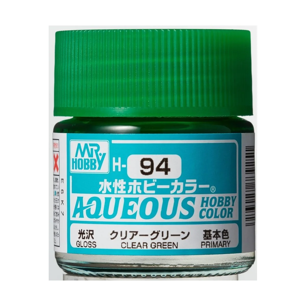 Mr Hobby -Gunze Aqueous Hobby Colors (10 ml) Clear Green - Mr Hobby...
