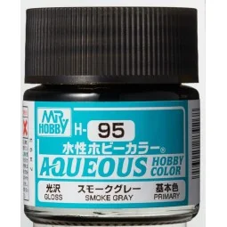 Mr Hobby -Gunze Aqueous Hobby Colors (10 ml) Smoke Gray - Mr Hobby ...
