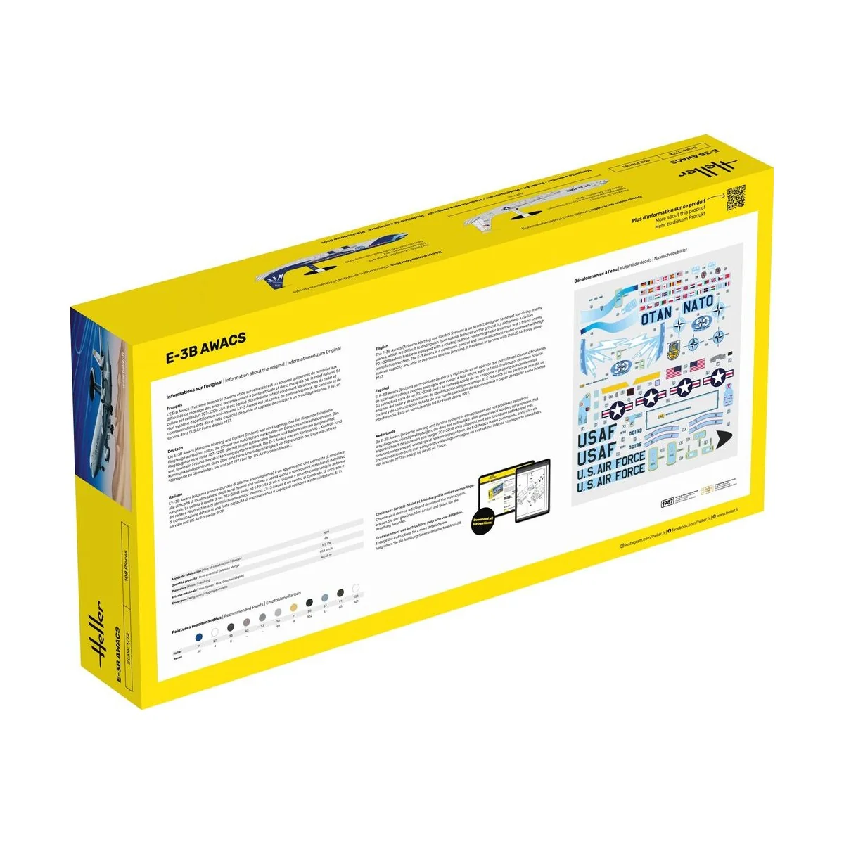 STARTER KIT E-3B Awacs - Heller 56308