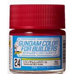 Mr Hobby -Gunze Gundam Color For Builders (10ml) TRANS-AM RED PEARL...