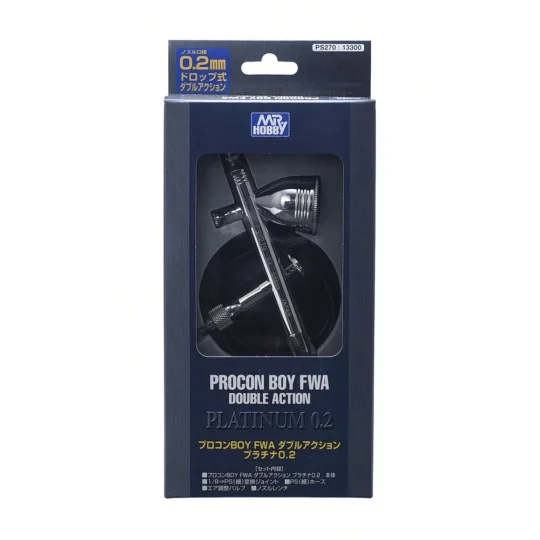 Mr Hobby -Gunze Mr. Procon Boy FWA Platinum (0.2 mm) - Mr Hobby - G...