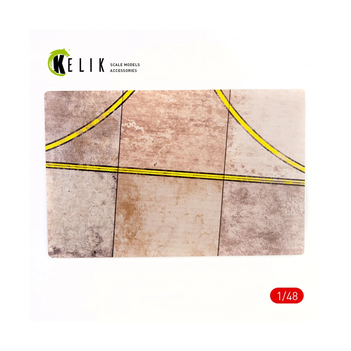 RPK runway Base - Acrylic 3 mm (280 x 180 mm) (170 g), 1/48 - Kelik...