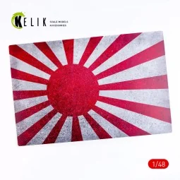 Japan Naval Flag - Base - Acrylic 3 mm (410 x 270 mm) (410 g) (1/72...