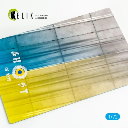 Concrete plates Ghost of Kyiv Base - Acrylic 3 mm (280 x 180 mm) (1...