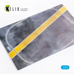 HMS Hermes R12 (1959) - Base - Acrylic 3 mm (280 x 180 mm) (170 g),...