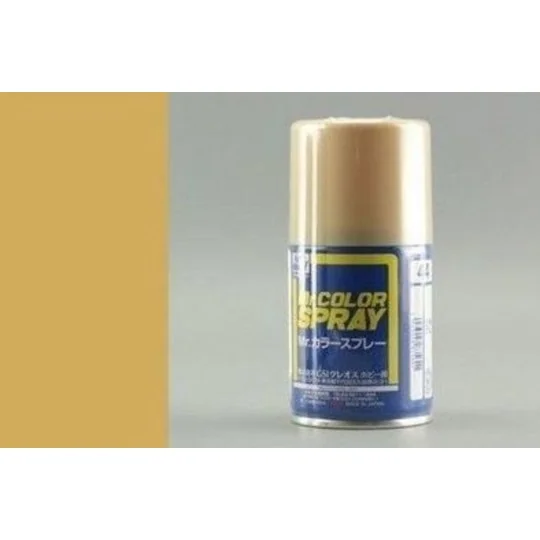 Mr Hobby -Gunze Mr. Color Spray (100 ml) Tan - Mr Hobby - Gunze S-044 Mr Hobby -Gunze Mr. Color Spray (100 ml) Tan - Mr Hobby - Gunze S-044