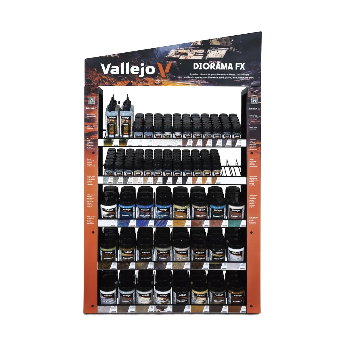 Textures 200 ml + Landscape Textures 35 ml - Vallejo EX736FULL