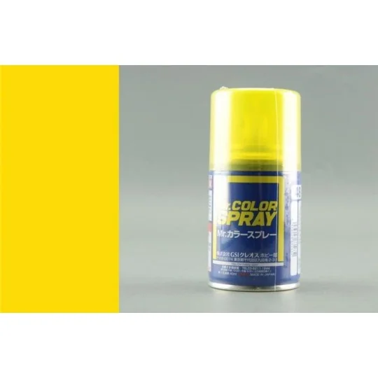 Mr Hobby -Gunze Mr. Color Spray (100 ml) Clear Yellow - Mr Hobby - ...