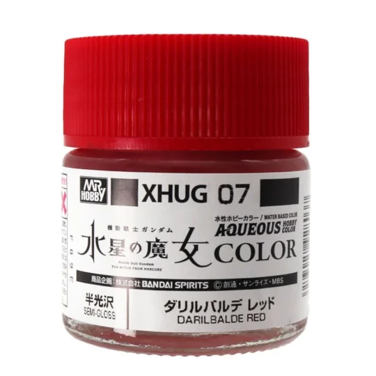 Mr Hobby -Gunze AQUEOUS GUNDAM COLOR (10ml) DARILBALDE RED - Mr Hob...