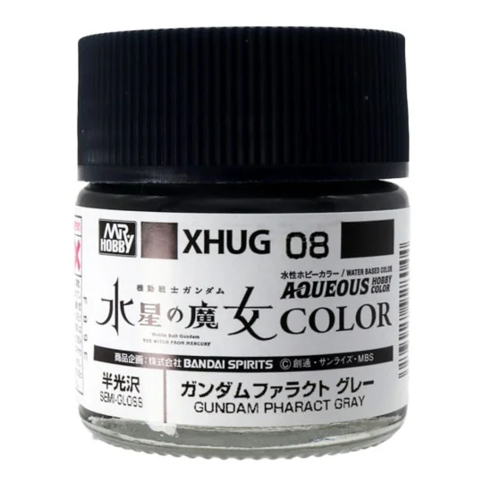 Mr Hobby -Gunze AQUEOUS GUNDAM COLOR (10ml) GUNDAM PHARACT GRAY - M...
