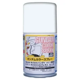 Mr Hobby -Gunze Gundam Color Spray (10ml) MS White - Mr Hobby - Gun...