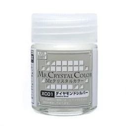 Mr Hobby -Gunze Mr. Crystal Color (18ml) Diamond Silver - Mr Hobby ...