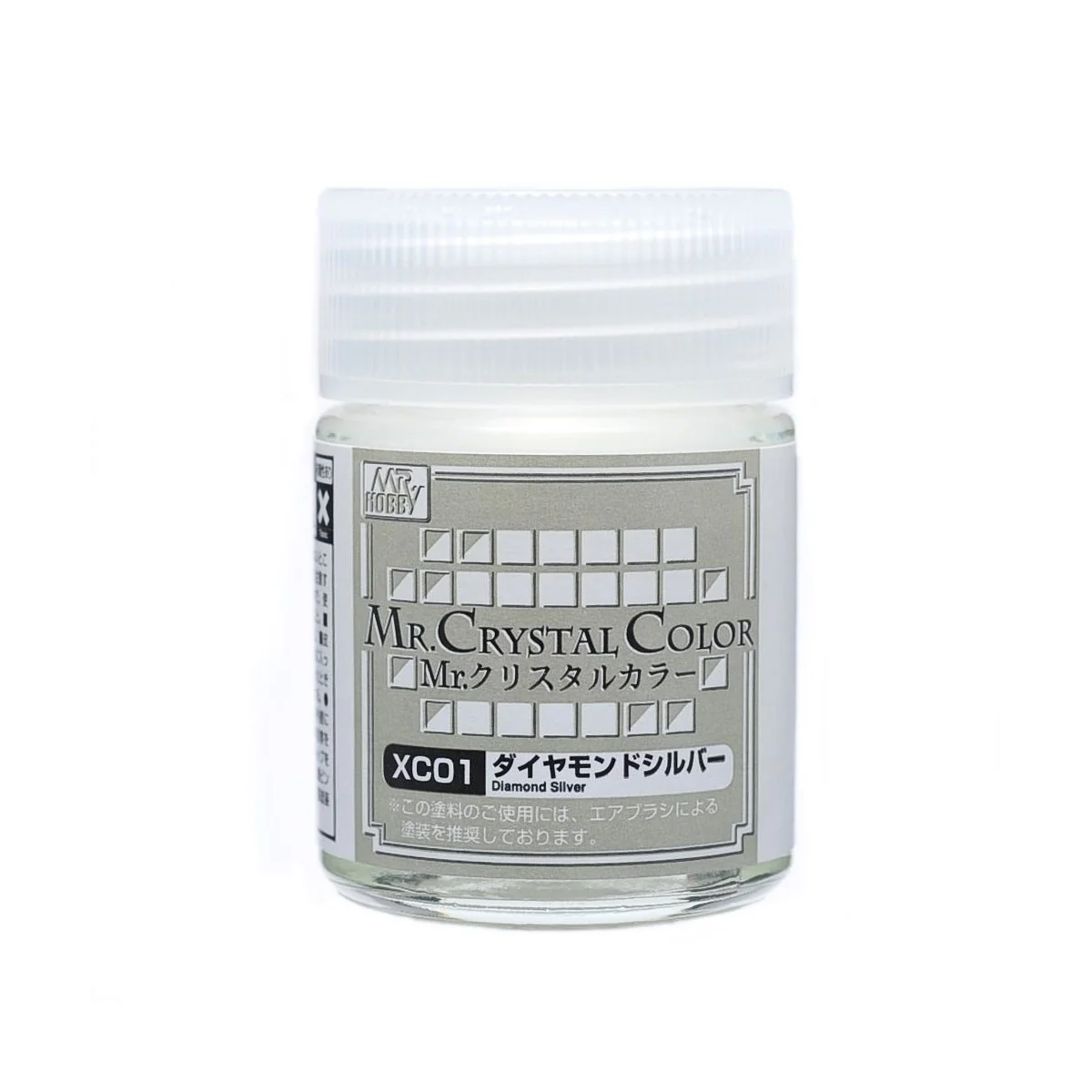 Mr Hobby -Gunze Mr. Crystal Color (18ml) Diamond Silver - Mr Hobby ...