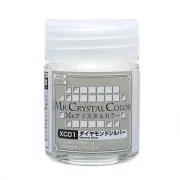 Mr Hobby -Gunze Mr. Crystal Color (18ml) Diamond Silver - Mr Hobby ...