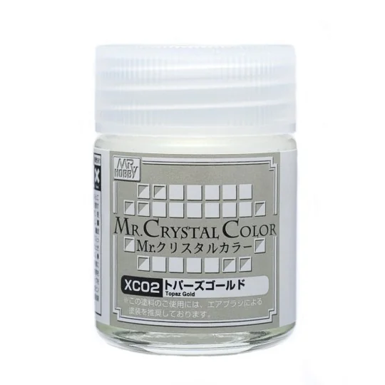 Mr Hobby -Gunze Mr. Crystal Color (18ml) Topaz Gold - Mr Hobby - Gu...
