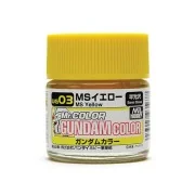 Mr Hobby -Gunze Gundam Color (10ml) MS Yellow - Mr Hobby - Gunze UG-03